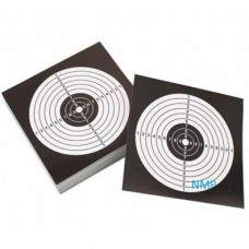 14cm Black-White 10m (33ft) AIR GUN TARGETS Pack of 100 Card Targets 14cm
