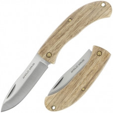 3 inch None Lock Wooden Folding Knives (Light Brown 5)