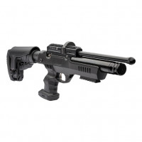 Webley Eclipse PCP Air Pistol Max 5.5ft/lbs Detachable Black Polymer Adjustable Ambidextrous Stock 12 shot .22 calibre
